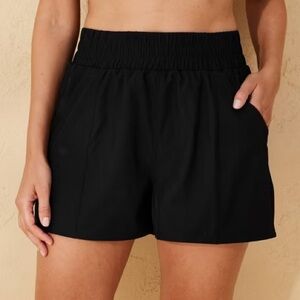NWT! Women's 3" High Waist Swim Board Shorts with Pockets